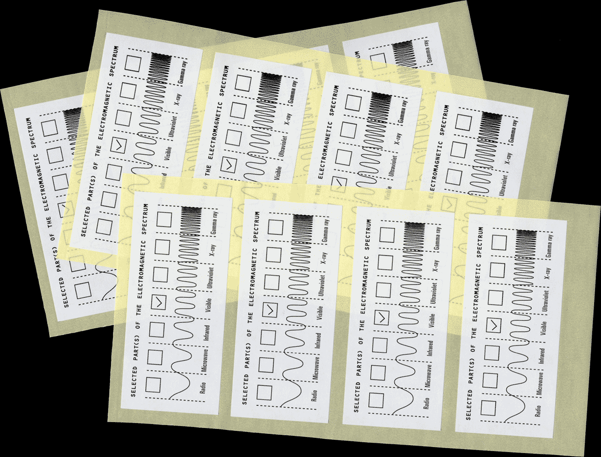 Electromagnetic Spectrum Art